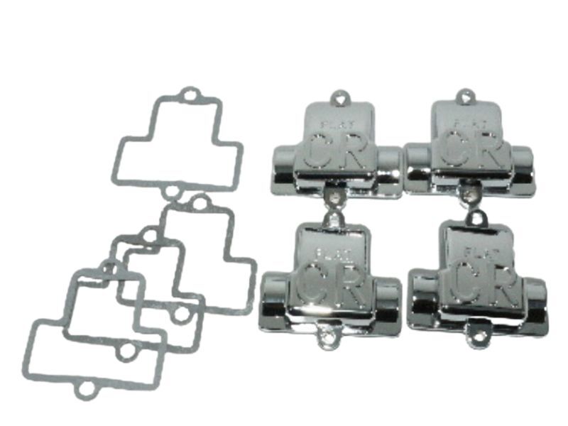 FCR キャブレター トップ カバー スモール用メッキ X4個 送料込 54-0304 GPZ400F Z400FX Z400GP ZRX400 拍卖