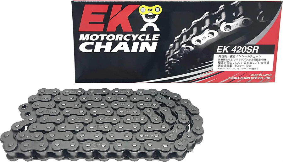 EK エヌマ チェーン 420SR スチール 98L SPJ Chain 送料込 00-0637 YB-50 YSR80 C50 ベンリィCD50 スーパーカブ110 拍卖