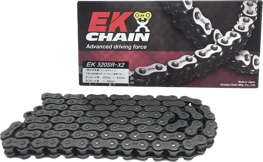 EK エヌマ チェーン 520SRX2 スチール 110L MLJ Chain 送料込 00-0638 FTR223 CB223S CBF250 KX125 KDX200SR 拍卖