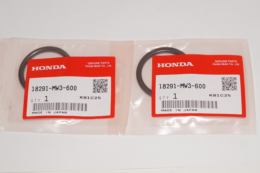 ホンダ純正部品 18291-MW3-600 マフラーガスケット 36x45 2個セット Muffler gasket Genuine parts 送料込 2X-5026 ホーク スーパーホーク 拍卖