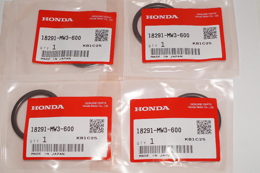 ホンダ純正部品 18291-MW3-600 マフラーガスケット 36x45 4個セット Muffler gasket Genuine parts 送料込 4X-5026 ホーク スーパーホーク 拍卖