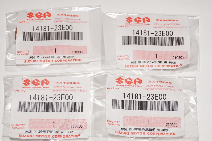 スズキ純正部品 14181-23E00 マフラーガスケット 29x39 4個セット Muffler gasket Genuine parts 送料込 4X-5054 レッツ ストリートマジッ 拍卖