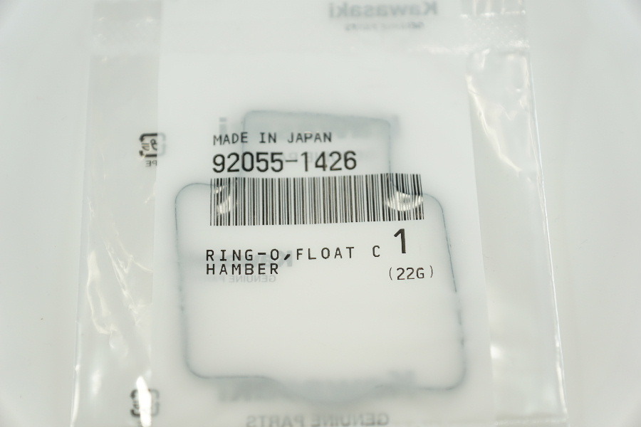 カワサキ純正部品 92055-1426 キャブパッキン 送料込 03-1532 バリオス ZR250 ZZR400 ZX400 拍卖