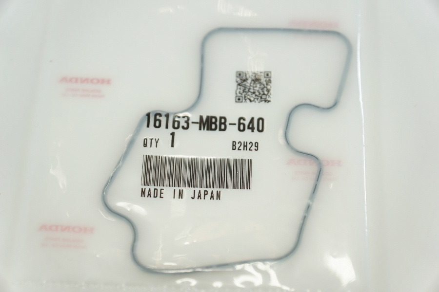 ホンダ純正部品 16163-MBB-640 x4個 キャブパッキン 送料込 4X-1530 VTR1000F 拍卖