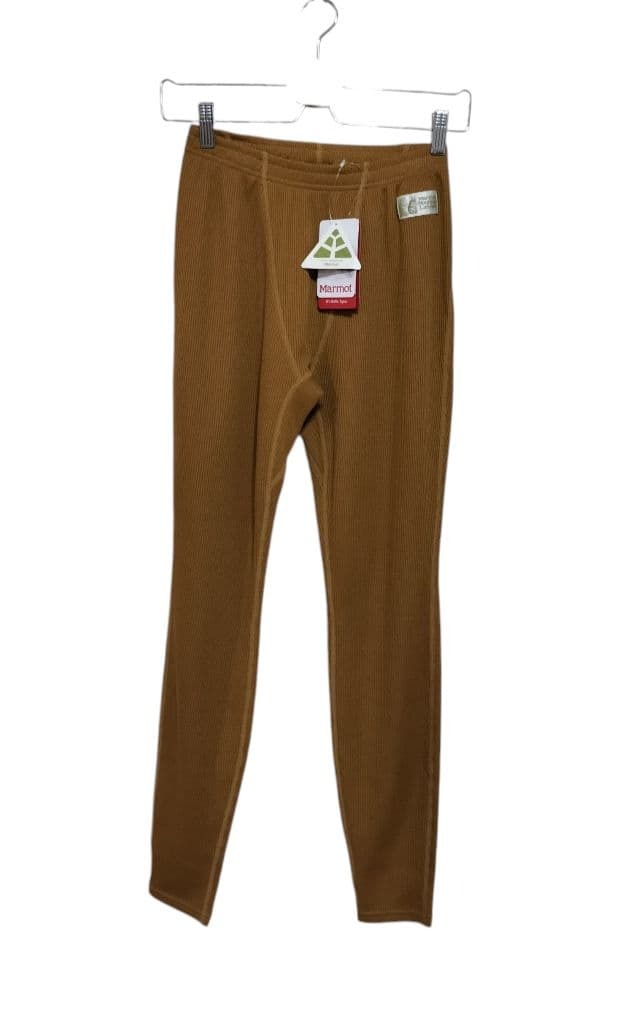 【新品】Marmot W's Waffle Tights M ブラウン拍卖