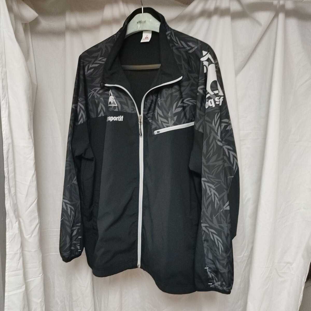 ナイロンジャケット ウインドブレーカーle cop sportif 4XL黒 ブラック拍卖