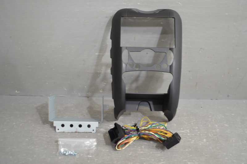 ミニワン R56 右ハンドル 中期(SR16) 純正 破損無 取付OK オーディオパネル ステー 配線 ハーネス セット k093259拍卖