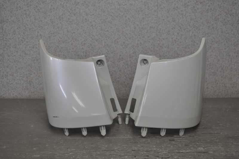 アルファード 240S 後期 (ANH25W ANH20W) 純正 破損無 リアバンパー コーナーパネル 左右セット 右 左 070 白 52165-58020 s020909D拍卖