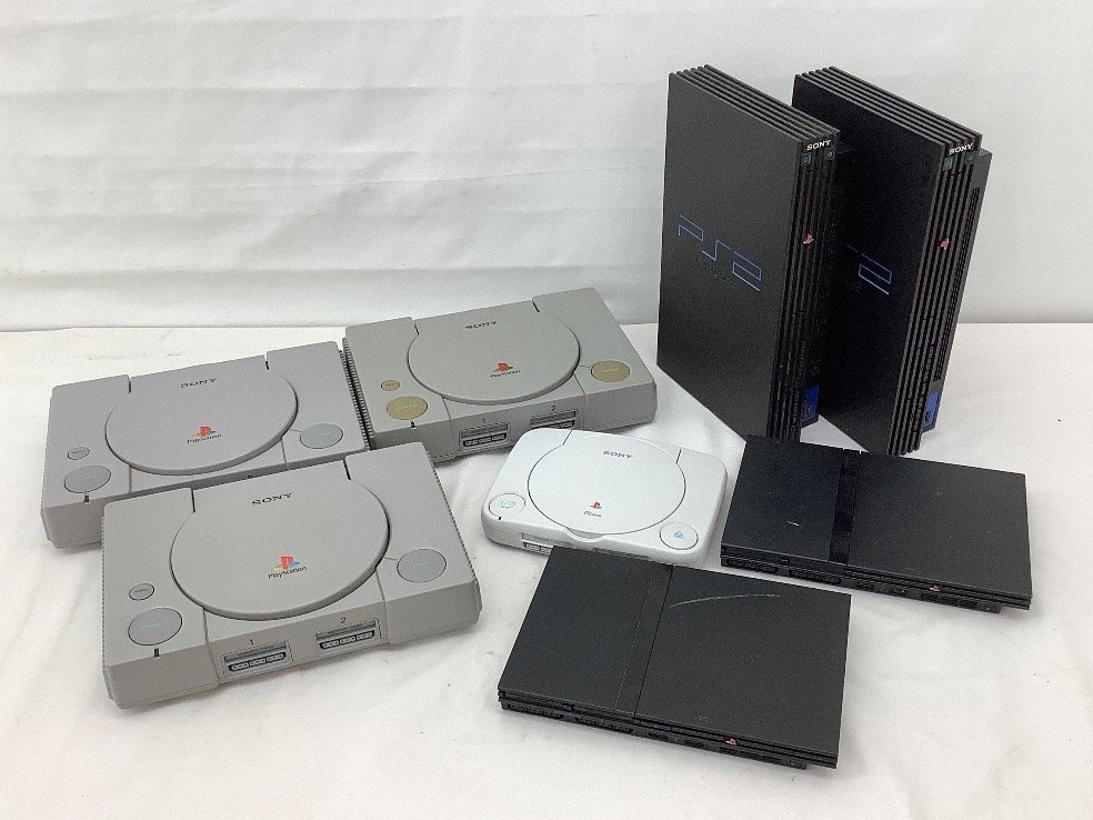 SONY PS PS2 PS one本体まとめ/ SCPH-100/70000/30000/7000他 動作未確認/現状 ACB ジャンク品拍卖