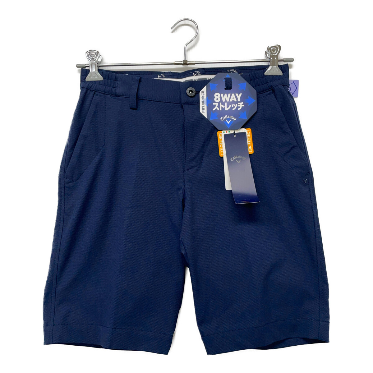 coco 未使用品 キャロウェイ Callaway メンズ パンツ S ネイビー 紺 ストレッチ 軽量 UV対策 UPF50 ダイヤ柄 ネコポス発送可 101121拍卖