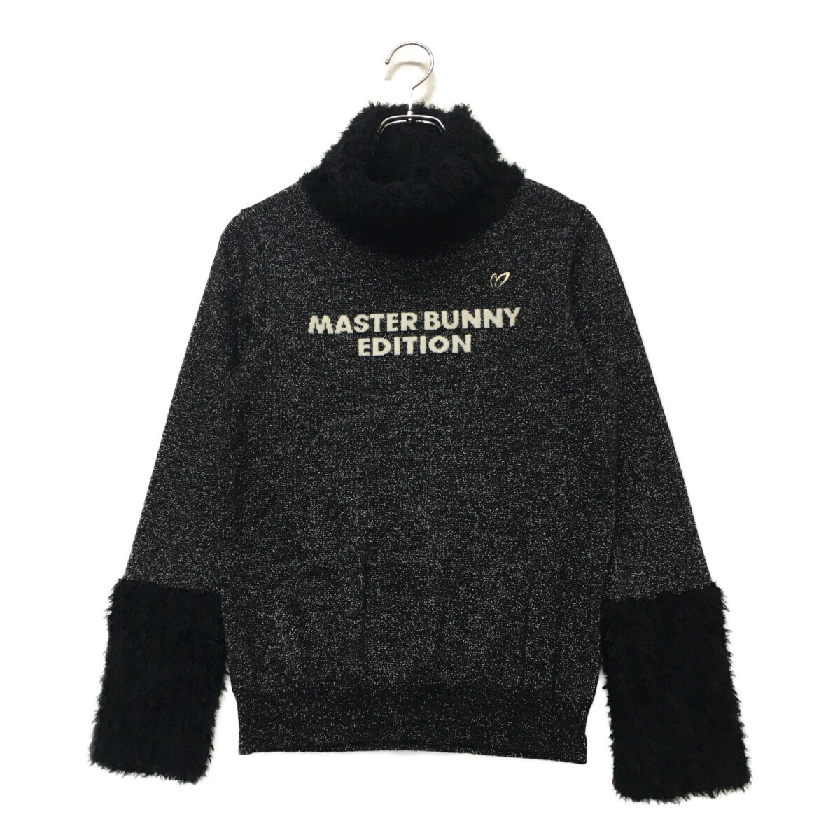 coco 中古【SALE】マスターバニーエディション MASTERBUNNY レディース セーター 1(M) 黒 ブラック ラメ入り タートルネック 102322拍卖