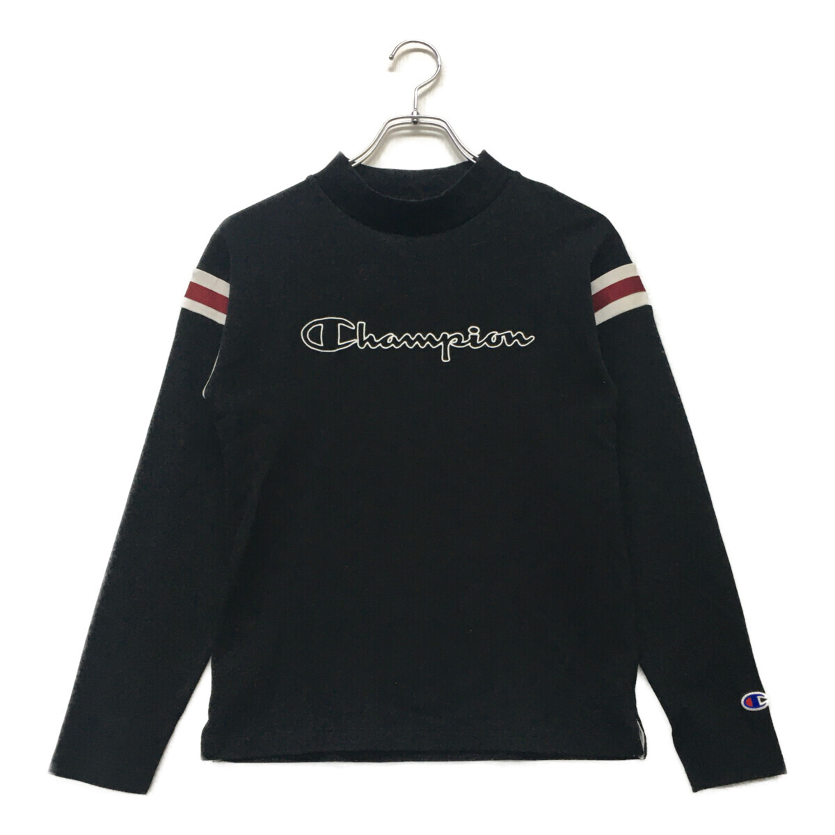 coco 中古【SALE】チャンピオンゴルフ Champion レディース 長袖Tシャツ M 黒 モックネック レターパックプラス発送可 101197拍卖