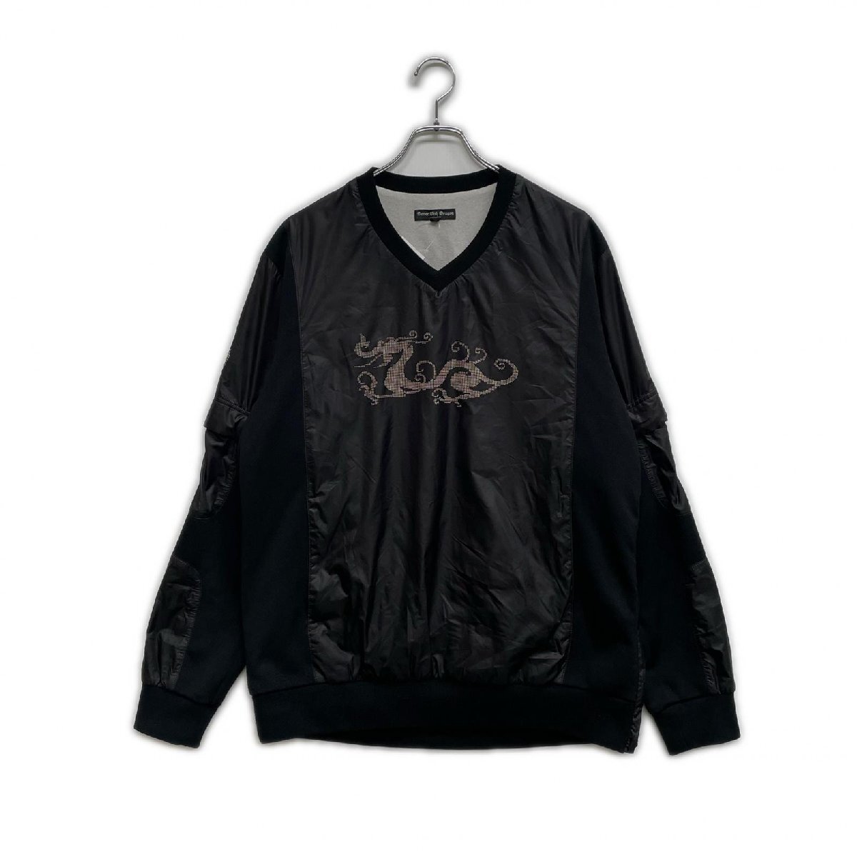 coco 中古 ダンスウィズドラゴン メンズ スニードジャック 5(3L) 黒 ブラック 2WAY 裏起毛 大きい レターパックプラス発送可 103942拍卖