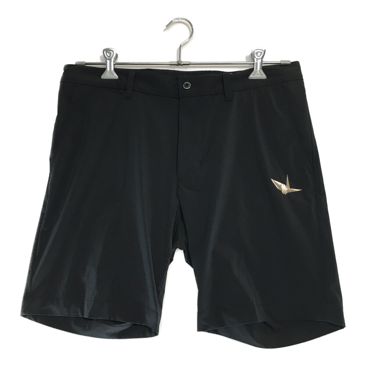 coco 中古【値下げ】ウノピュウノウグァーレトレ 1piu1uguale3 メンズ ハーフパンツ 6(LL) 黒 ブラック レターパックプラス発送可 99559拍卖