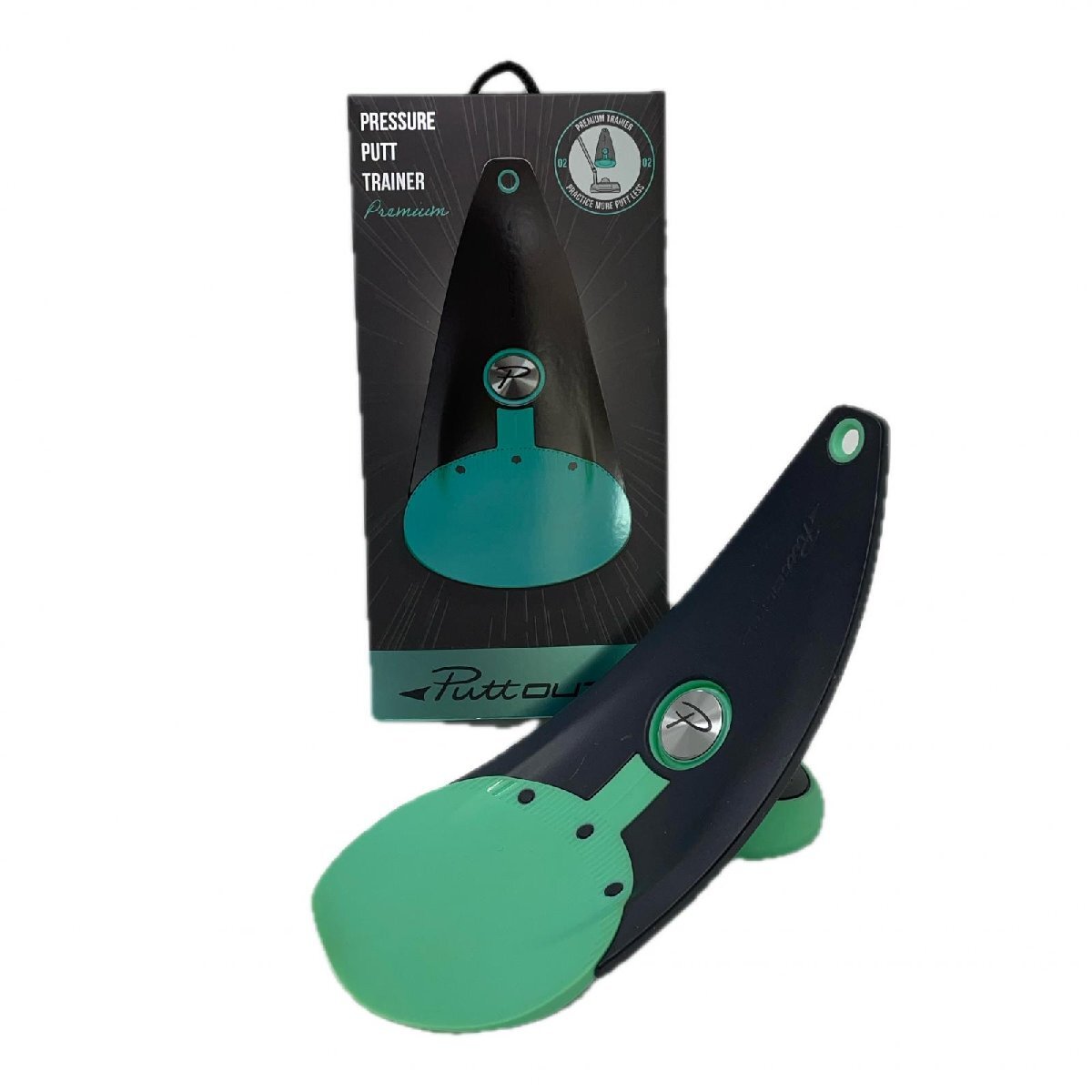 coco 中古 パットアウト Putt OUT パット練習器 ブラック×グリーン パットアウト Putt OUT レターパックプラス発送可 K022075拍卖