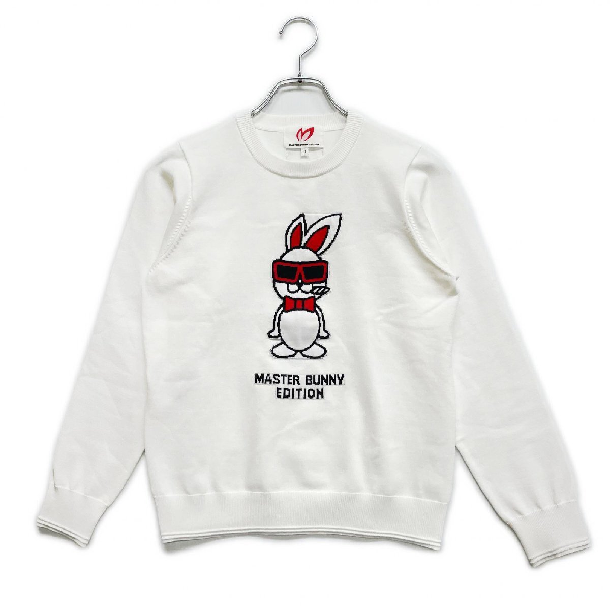 coco 中古 マスターバニーエディション レディース セーター 0(S) ホワイト 長袖 クルーネック レターパックプラス発送可 K022573拍卖