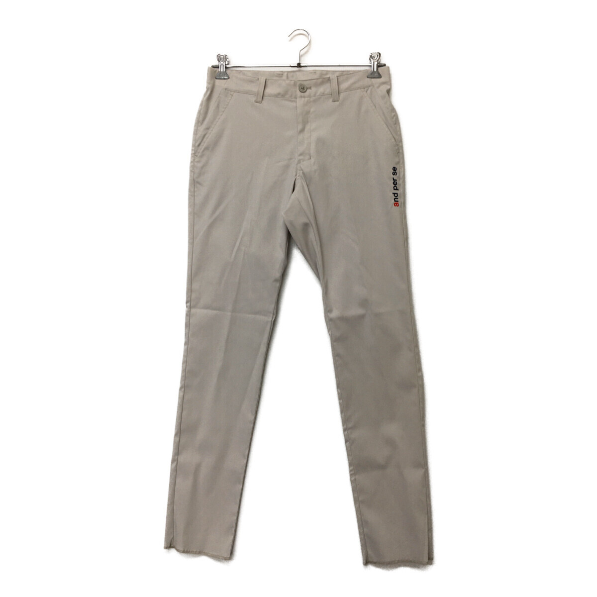 coco 未使用品【SALE】 アンパスィ and per seメンズパンツ L グレー シンプル 薄手【2024春夏モデル】レターパックプラス発送可113124拍卖
