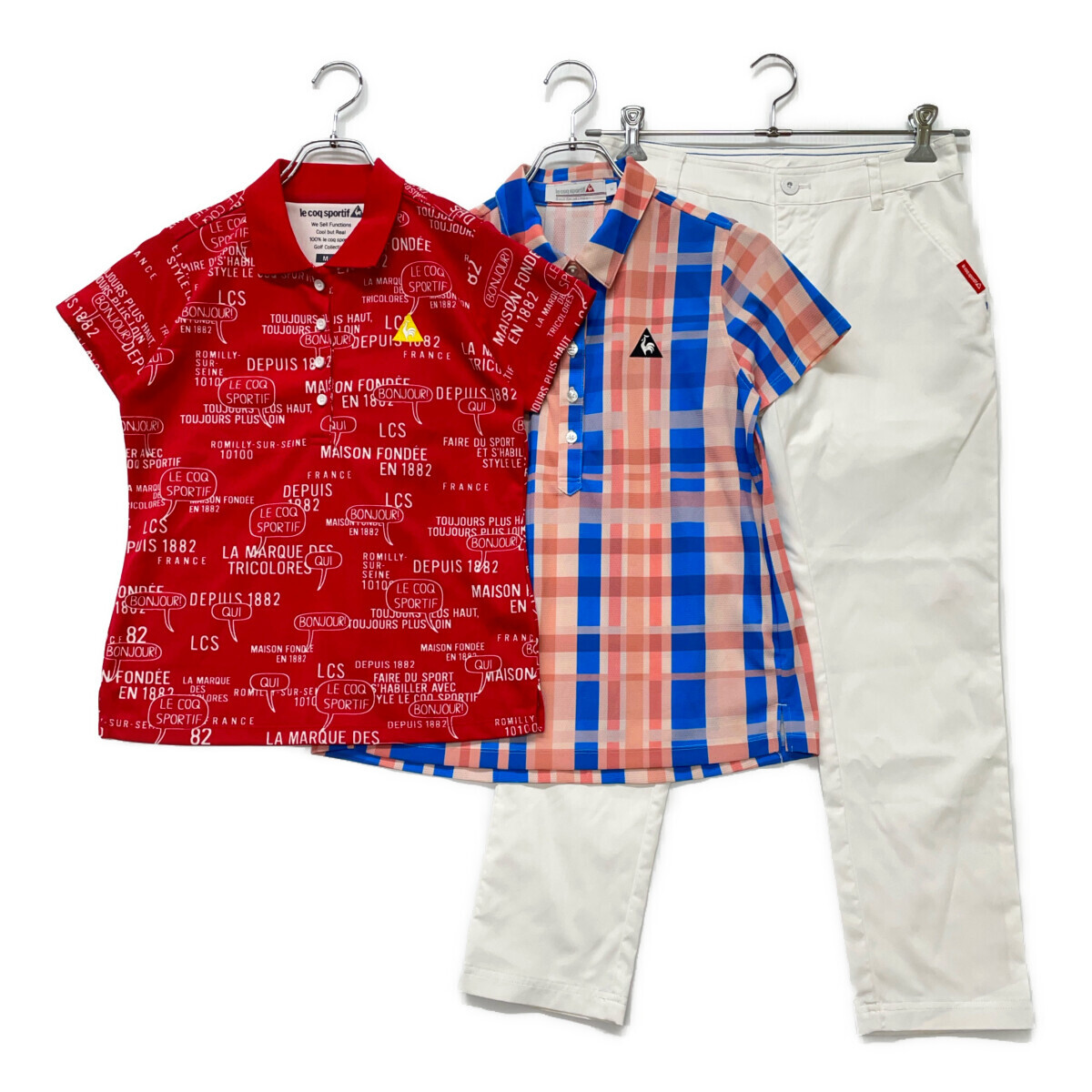 coco 中古【値下げ】 ルコックスポルティフ le coq sportif レディース コーディネートセット M 9号 初ラウンド コースデビュー 103985拍卖