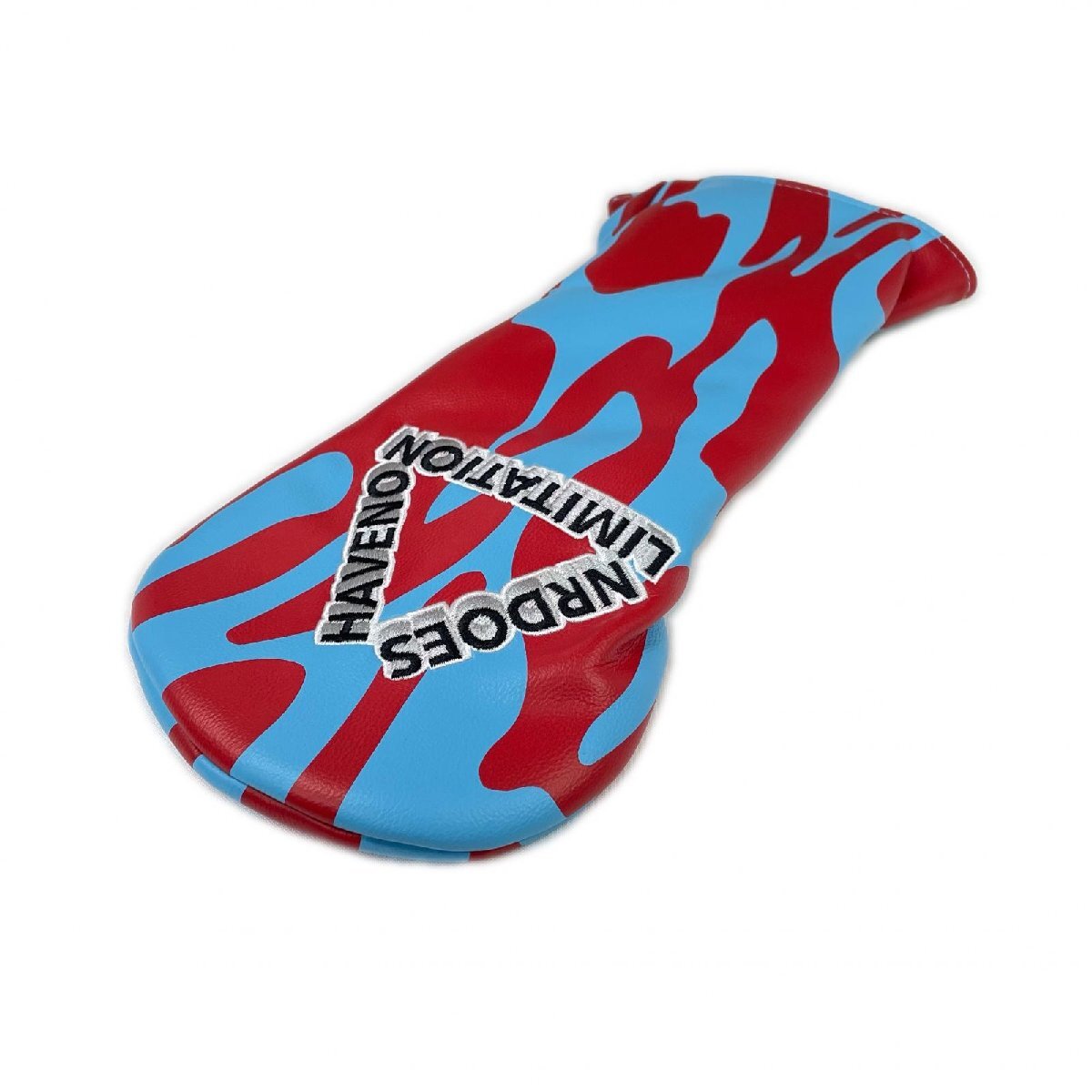 coco 未使用品 ヘッドカバー 赤×青 ノエルレシール ドライバー用 1W 裏フリース ネコポス発送可 K025364拍卖