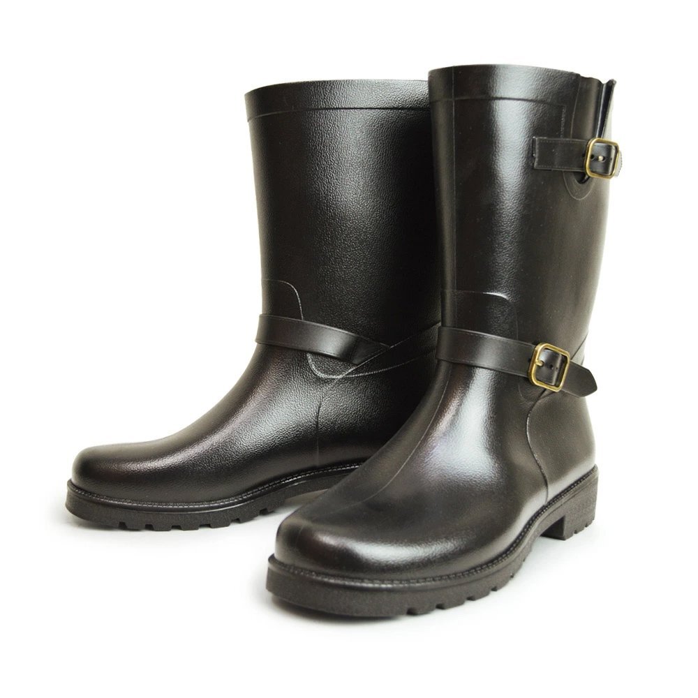 【訳あり】新品■28~28.5cm 完全防水 ブーツ スノーシューズ 長靴 レインブーツ 抗菌 消臭 防滑 メンズ カジュアル ベルト バックル 靴拍卖