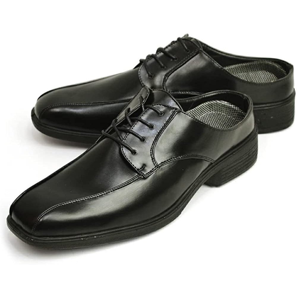 新品■26~26.5cm ビジネスシューズ サンダル メンズ スワールモカシン スリッポン 通気性 幅広 3EEE クールビズ 紳士靴 軽量 防滑 靴拍卖