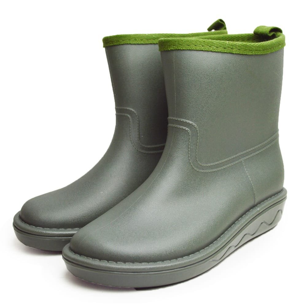 在庫処分■新品【22.5~23cm】レインブーツ レディース 晴雨兼用 ブーツ 防水 防滑 シューズ ショート丈 ハイカット 雨 靴 レイン拍卖