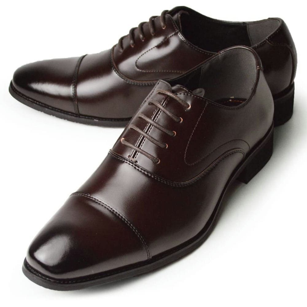 新品■25.5cm 防水設計 ビジネスシューズ メンズ 革靴 柔らかレザー 屈曲 紳士靴 フォーマル 冠婚葬祭 グリップソール 防滑 アーモンドトゥ拍卖