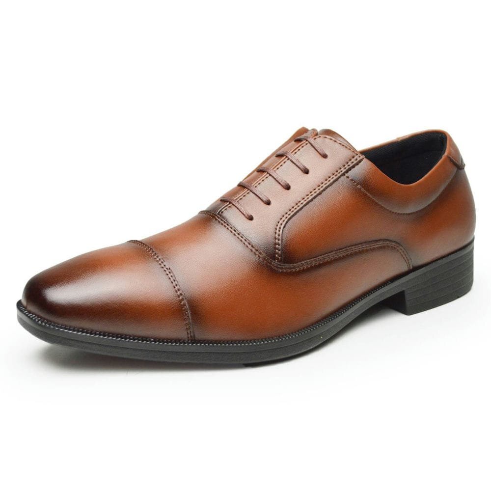 新品■25cm 天然皮革 撥水加工 ビジネスシューズ 軽量 3E 幅広 オフィス フォーマル 冠婚葬祭 紳士靴 柔らかい ストレートチップ 内羽根拍卖