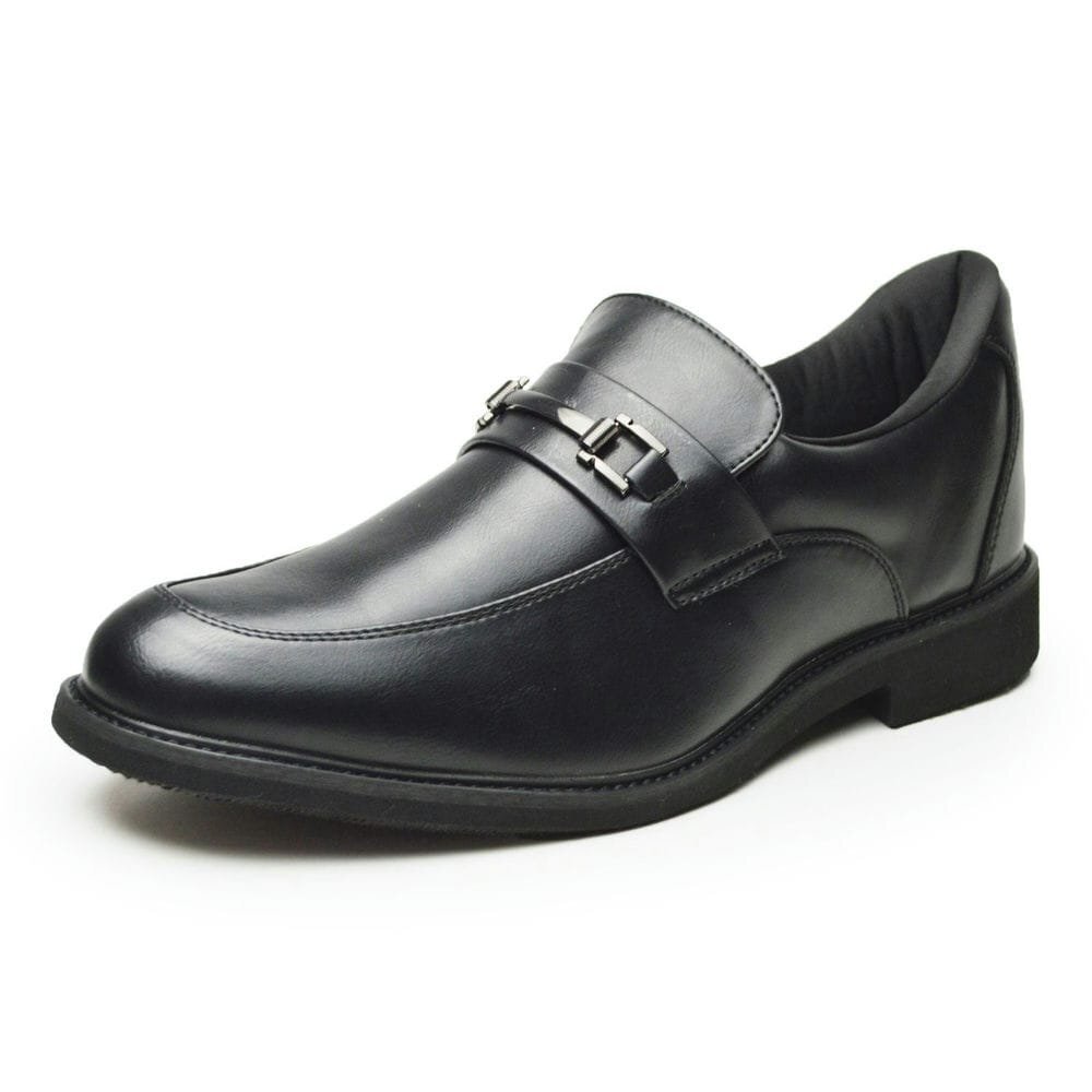 新品■25.5cm ビジネスシューズ 着脱かんたん 靴ベラ不要 ビット ローファー スリッポン Uチップ 軽量 防滑 衝撃吸収 ソフトレザー 紳士靴拍卖