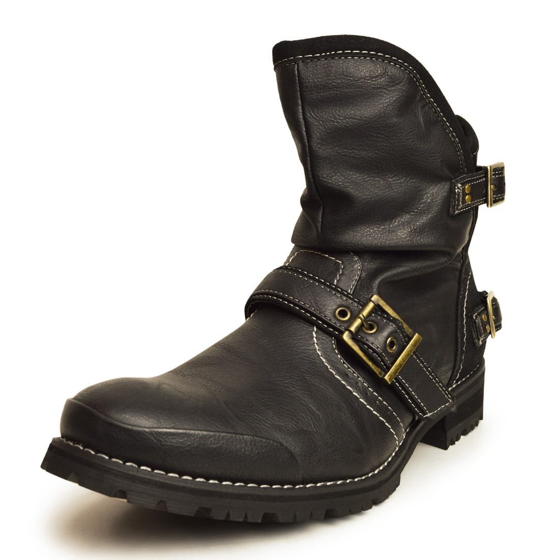 新品■26cm メンズブーツ エンジニアブーツ ドレープブーツ 2way チェック メンズ ショートブーツ ワークブーツ ヴィンテージ 男 靴拍卖