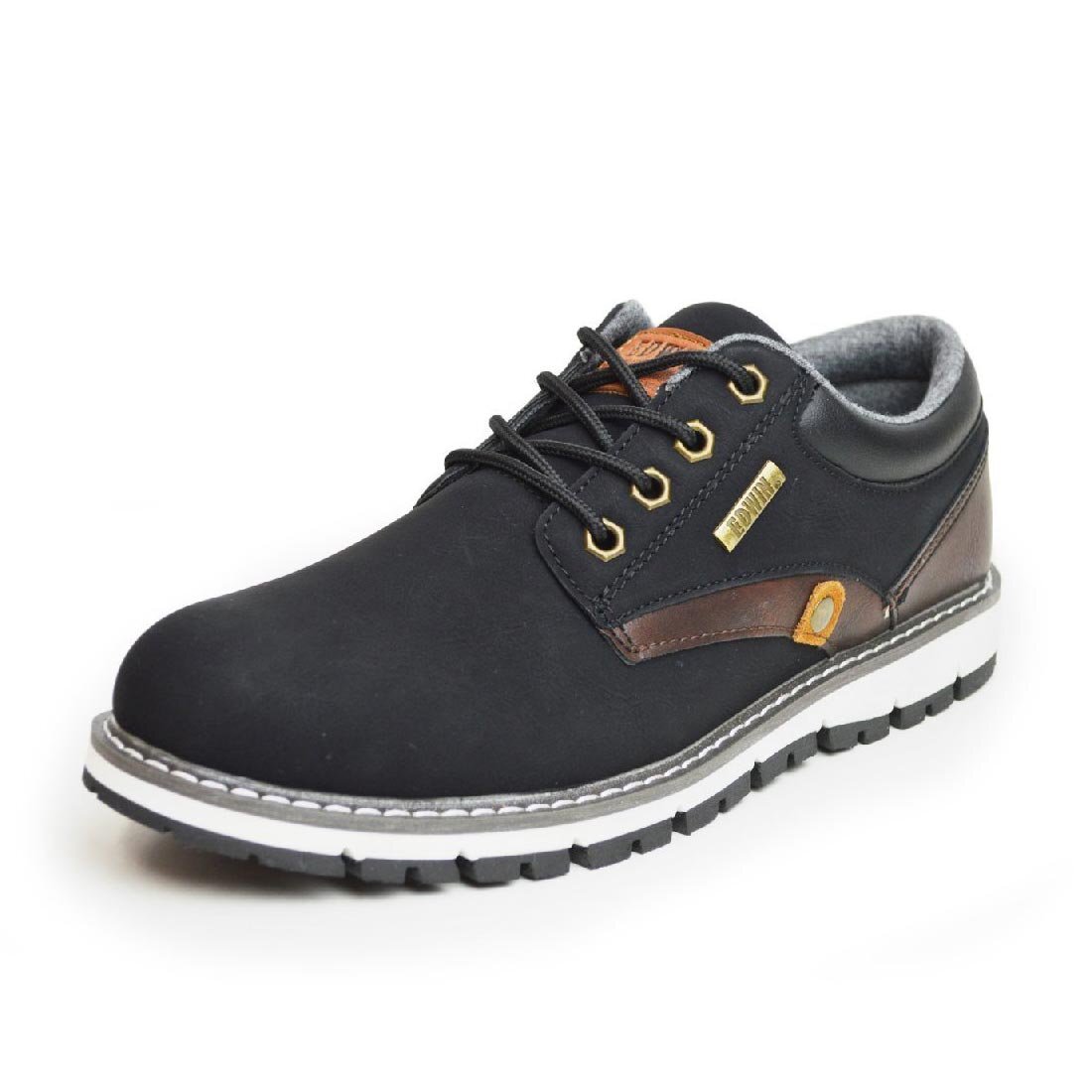 新品■26.5cm エドウィン EDWIN 防水シューズ スニーカー ローカット カジュアルシューズ 防滑 歩きやすい メンズ クッション【エコ配送】拍卖