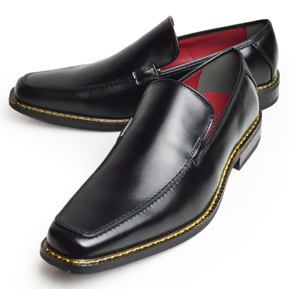 新品■27cm ビジネスシューズ 防水 メンズ 革靴 靴 防滑 防臭 幅広 3EEE 脚長 Uチップ スリッポン 紳士靴 TAKEZO タケゾー拍卖