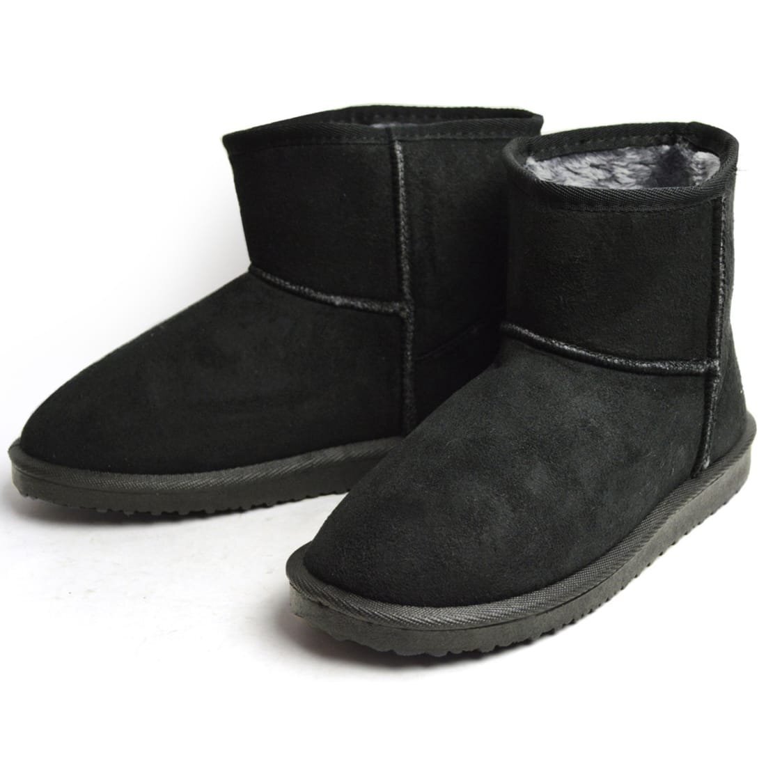 在庫処分■新品 22.5~23cm レディース ムートンブーツ 2way 防寒 防滑 ファー 裏ボア スエード ショートブーツ カジュアル【エコ配送】拍卖