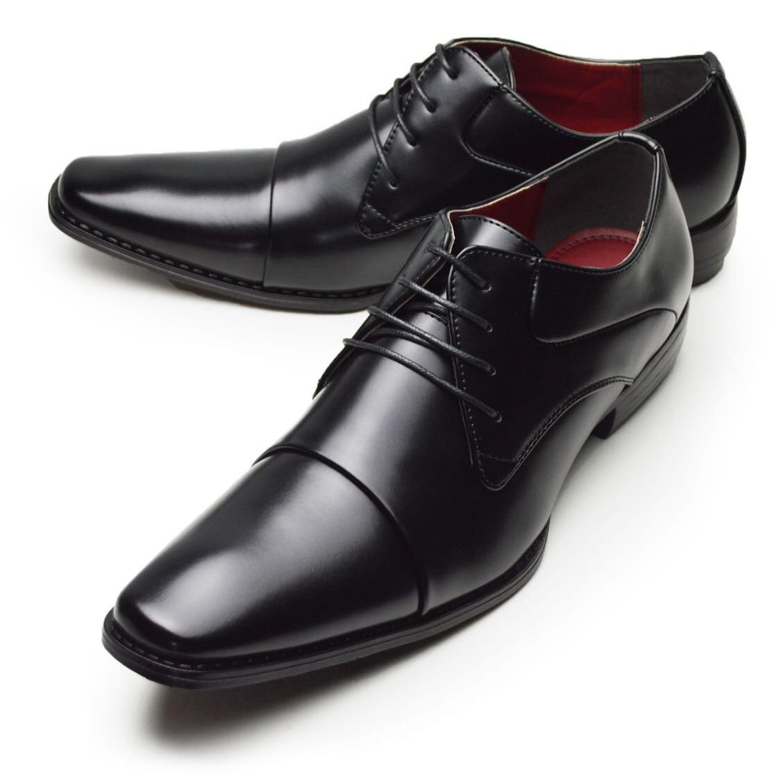 新品■26cm ビジネスシューズ メンズ 靴 レースアップ 外羽根 ストレートチップ 革靴 紳士靴 イタリアンデザイン オフィス コンフォート拍卖