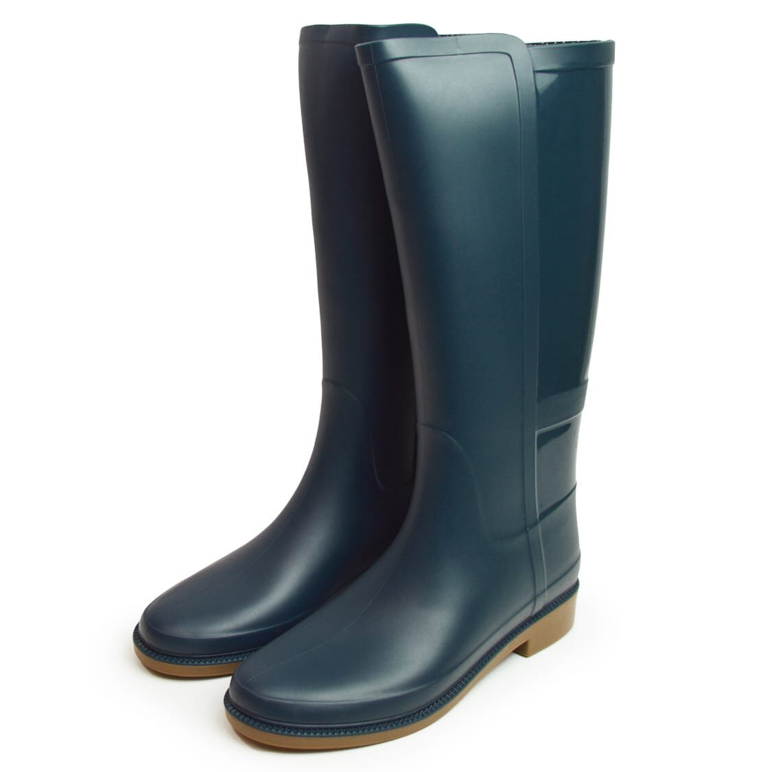 新品■23.5~24cm レディース 完全防水 レインブーツ ロング丈 長靴 レイン シューズ ブーツ ジョッキー スノー 美脚 防滑 雨 雪 脚長拍卖