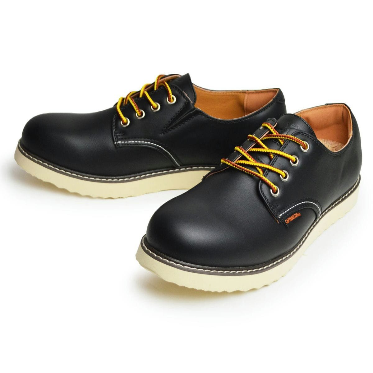 新品■26.5cm ブーツ メンズ 防水 ショート ワークブーツ 防滑 撥水 アウトドア トレッキングシューズ ハイキング 靴 キャプテンスタッグ拍卖