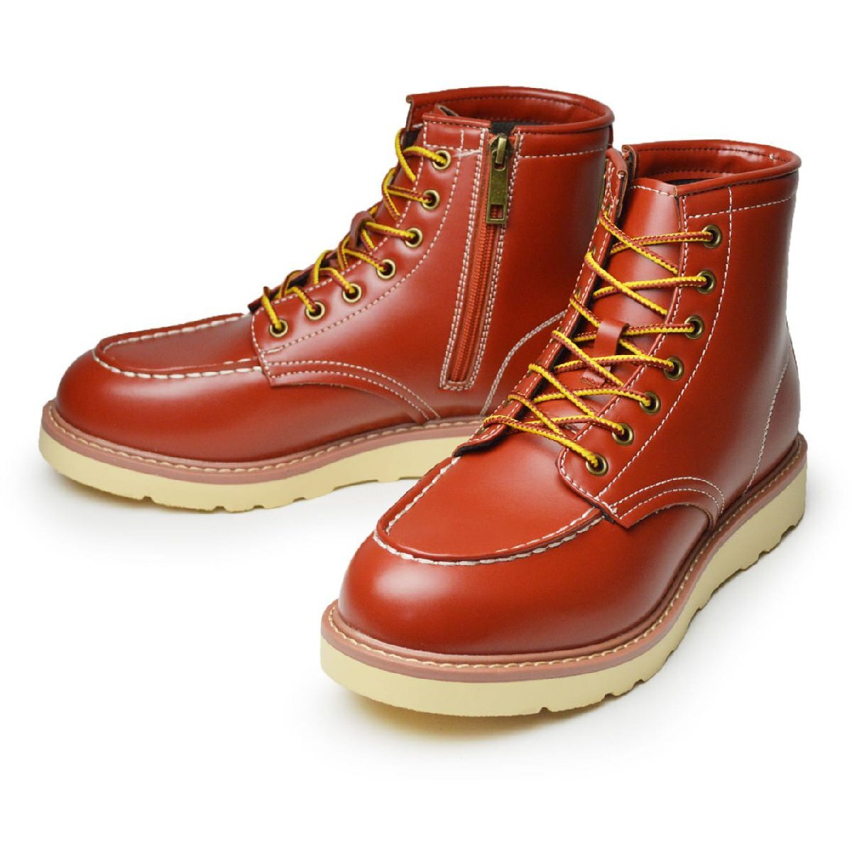 新品■26.5cm ブーツ メンズ マウンテンブーツ カジュアルシューズ ワークブーツ デザートブーツ ハイカット 防滑 大人 紳士靴 男性 靴拍卖