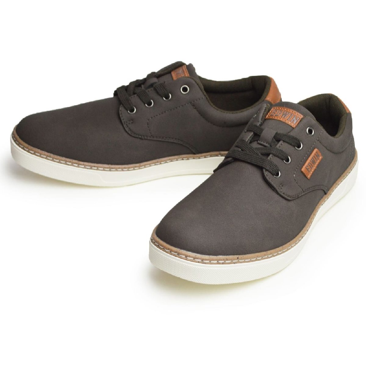 新品■26cm EDWIN エドウィン スニーカー メンズ カジュアル 軽量 防滑 ウォーキング コンフォート ローカット 靴 紳士靴【エコ配送】拍卖