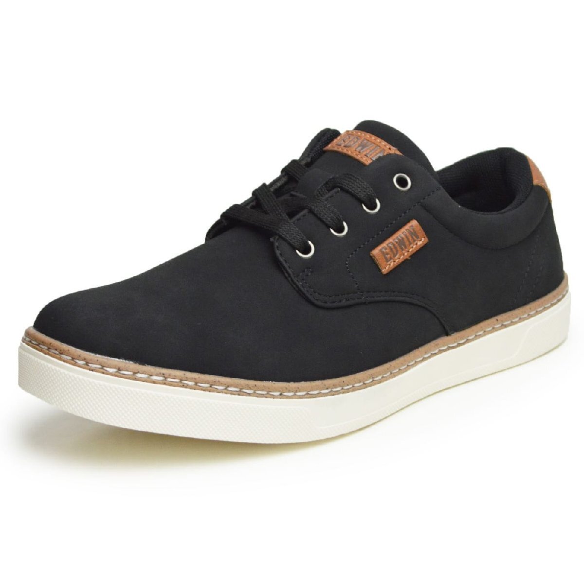 新品■25cm EDWIN エドウィン スニーカー メンズ カジュアル 軽量 防滑 ウォーキング コンフォート ローカット 靴 紳士靴【エコ配送】拍卖