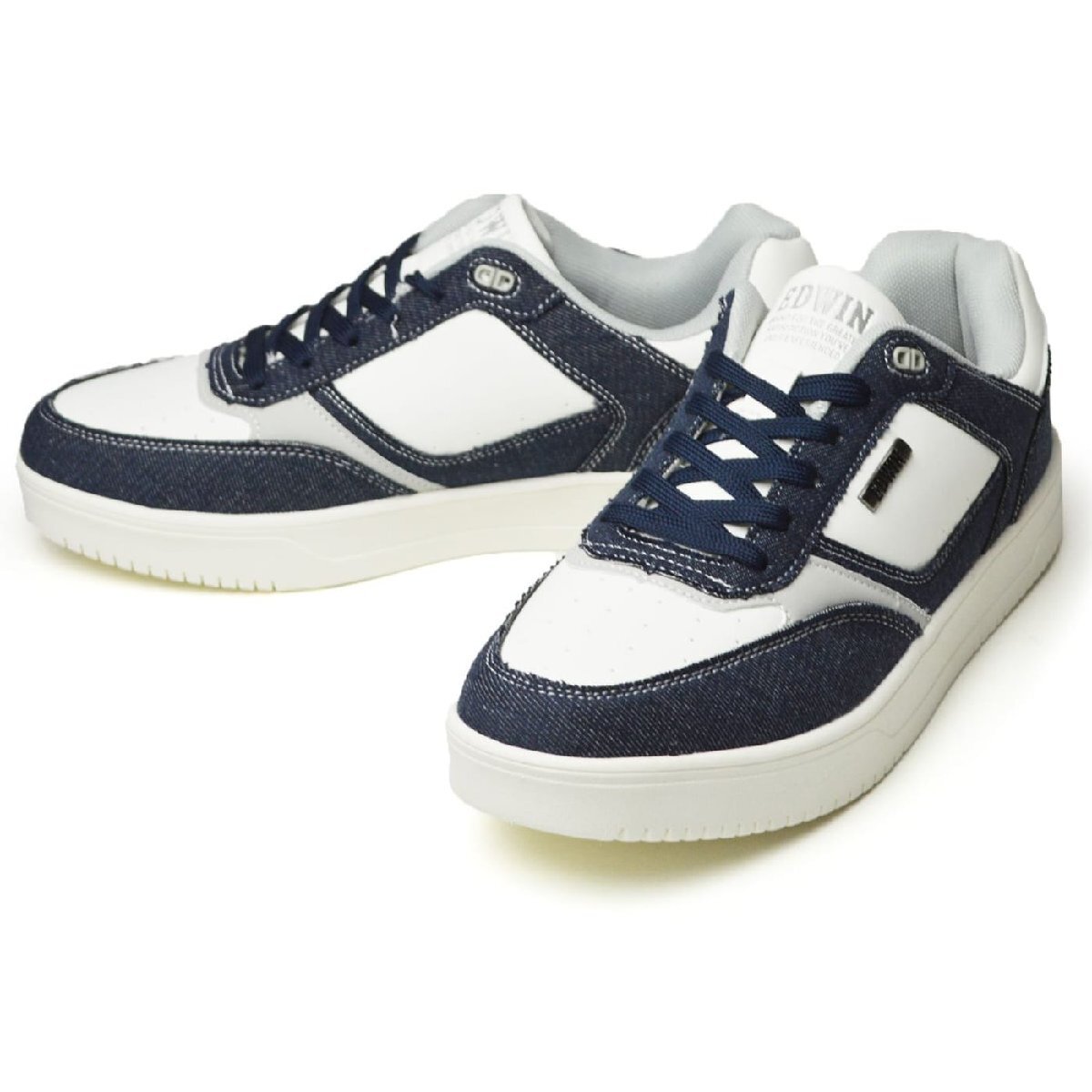 新品■28cm EDWIN エドウィン スニーカー メンズ 軽量 カジュアル 防滑 ローカット ランニング ウォーキング 男性 紳士靴 靴【エコ配送】拍卖