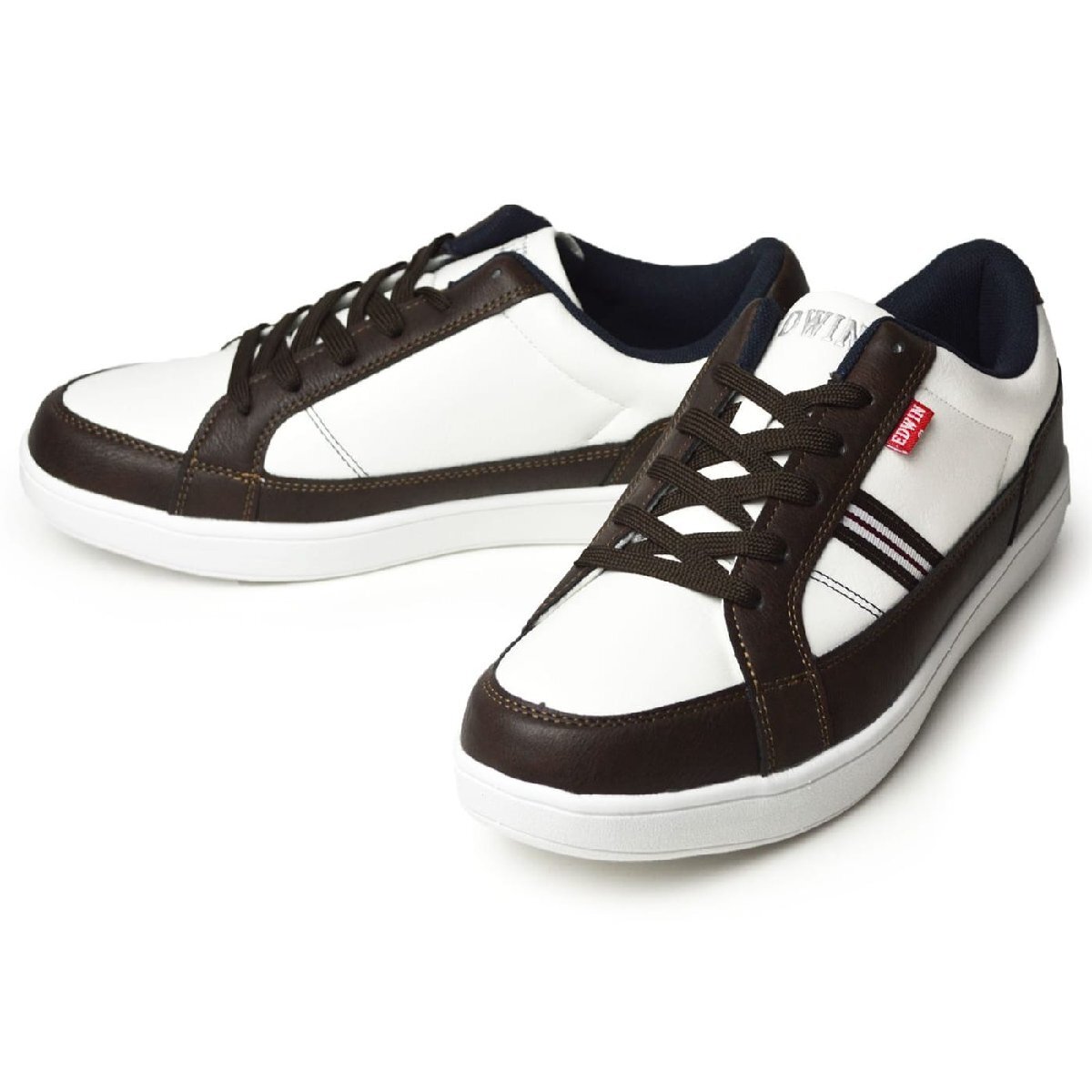 新品■26cm EDWIN エドウィン スニーカー メンズ 軽量 カジュアル 屈曲 防滑 コンフォートシューズ ウォーキング 男性 靴【エコ配送】拍卖