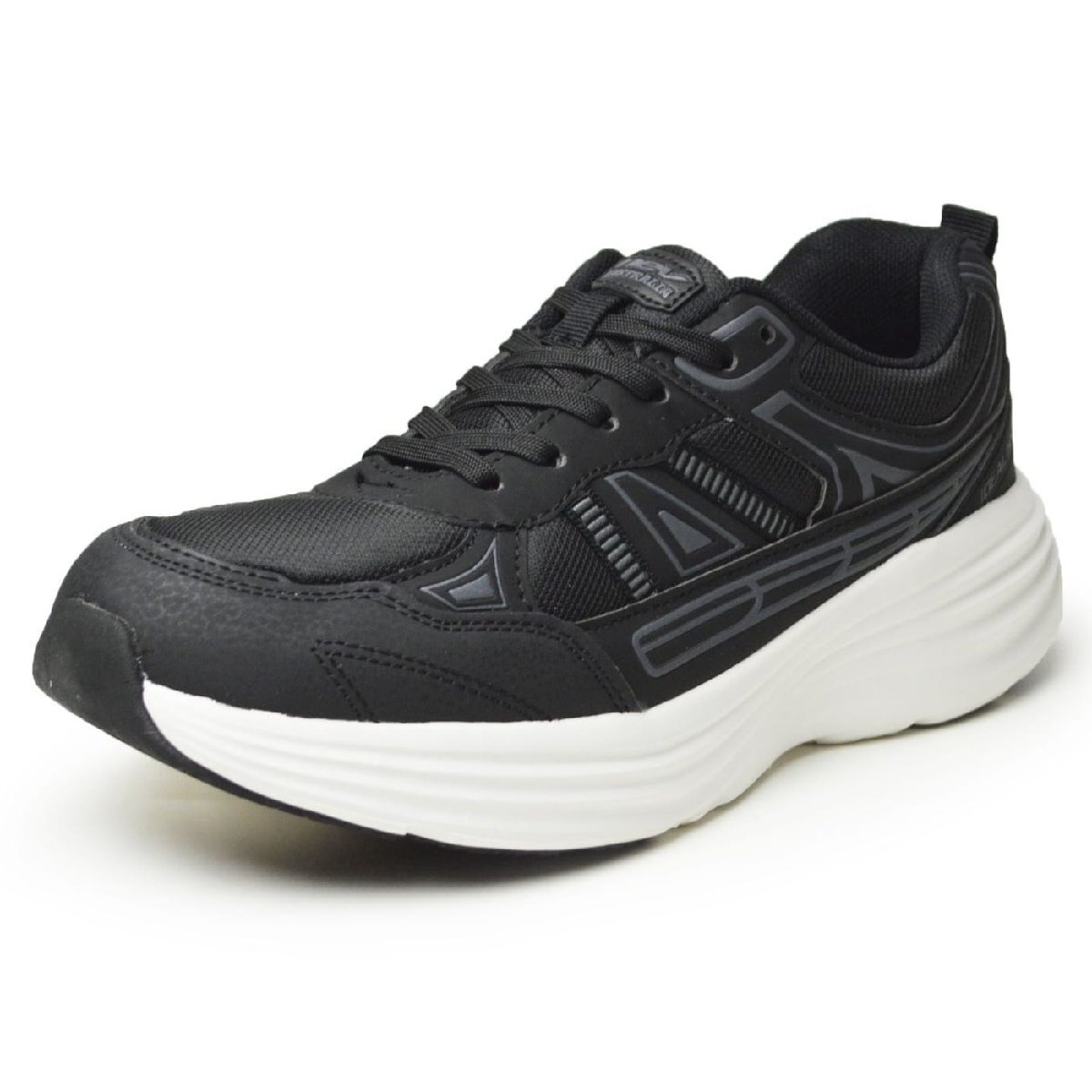 新品■27cm スニーカー メンズ 防水 ウォーキングシューズ コンフォートシューズ 軽量 幅広 6E スポーツ 厚底 衝撃吸収 防滑性 靴 紳士靴拍卖