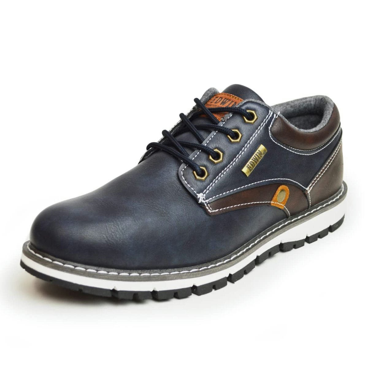 新品■27cm エドウィン EDWIN 防水シューズ スニーカー ローカット カジュアルシューズ 防滑 歩きやすい メンズ クッション【エコ配送】拍卖