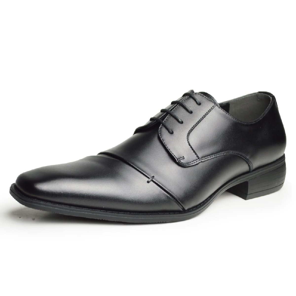 新品■26cm ビジネスシューズ 革靴 レースアップ ストレートチップ 脚長 スクエアトゥ ロングノーズ 2E 日本製 フォーマル 紳士靴拍卖