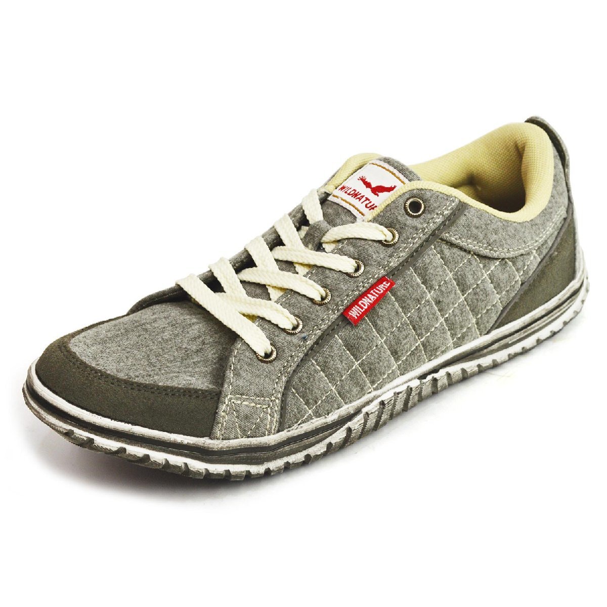 新品■25cm スニーカー メンズ 軽量 カジュアル コンフォートシューズ ローカット キルティング 異素材 男 靴【エコ配送】拍卖