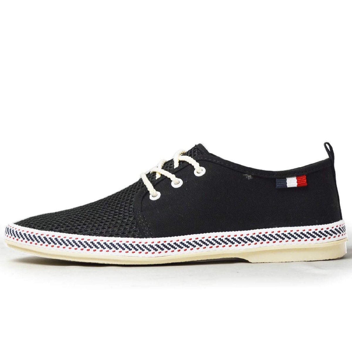 【在庫処分】新品■25cm 軽量 メッシュ 通気性 スニーカー 紐靴 ウォーキング アウトドア 低反発 クッション カジュアル【エコ配送】拍卖