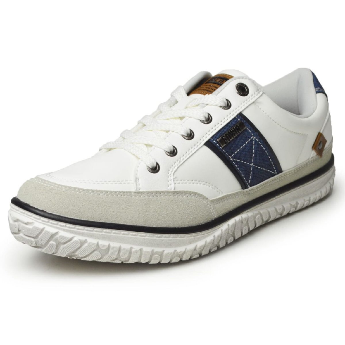 新品■25cm EDWIN エドウィン スニーカー メンズ 軽量 カジュアル 防滑 幅広 3E EEE ローカット コンフォート 紳士靴 【エコ配送】拍卖