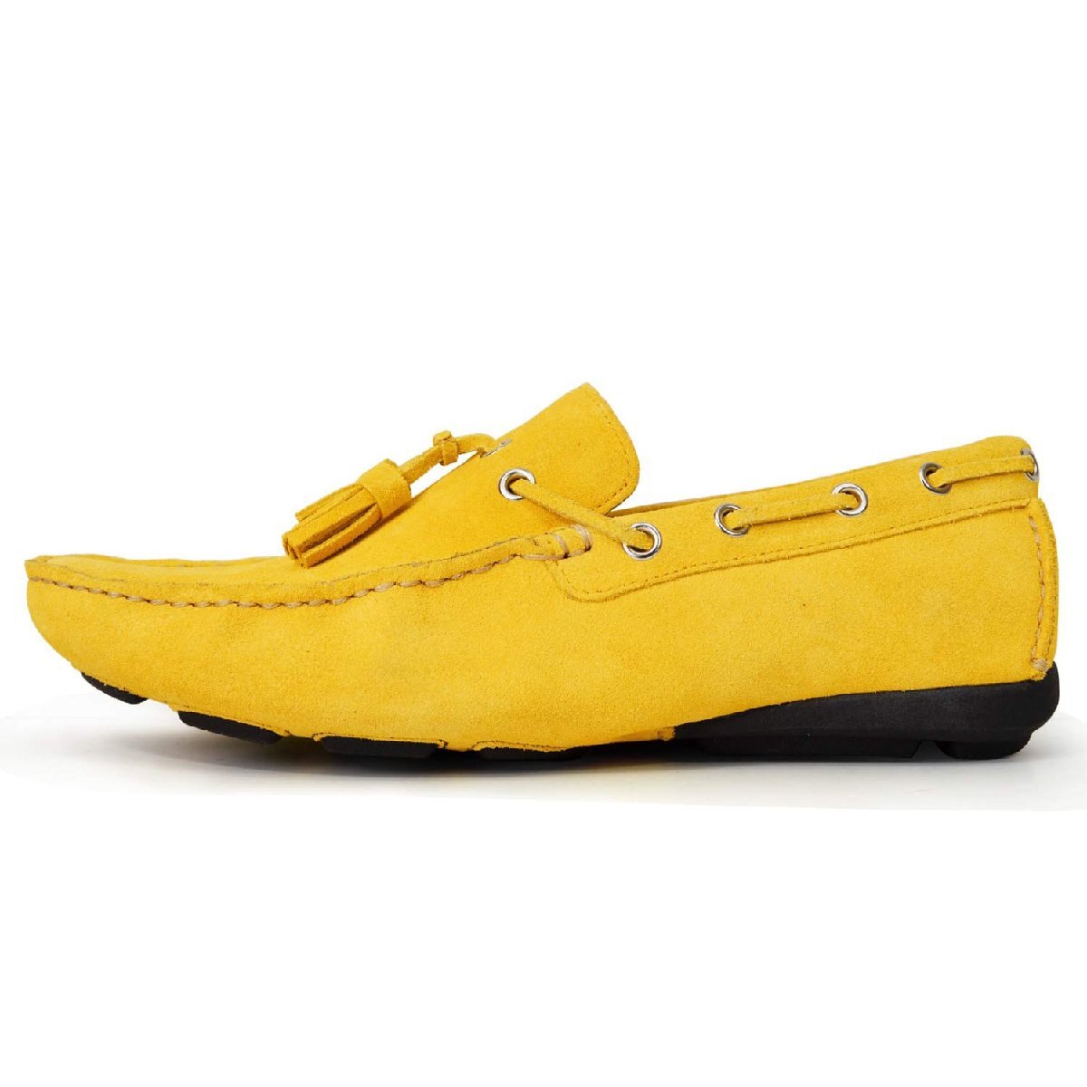 【在庫処分】新品■28cm 天然皮革 ドライビングシューズ メンズ 本革 スエード ローファー カジュアル クッション モカシン 靴【エコ配送】拍卖