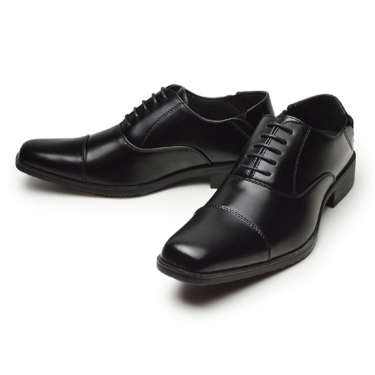 新品■25.5~26cm ビジネスシューズ メンズ 2WAY 紳士靴 革靴 ビジネスサンダル ストレートチップ レースアップ 軽量 防滑 幅広 3E EEE 靴拍卖