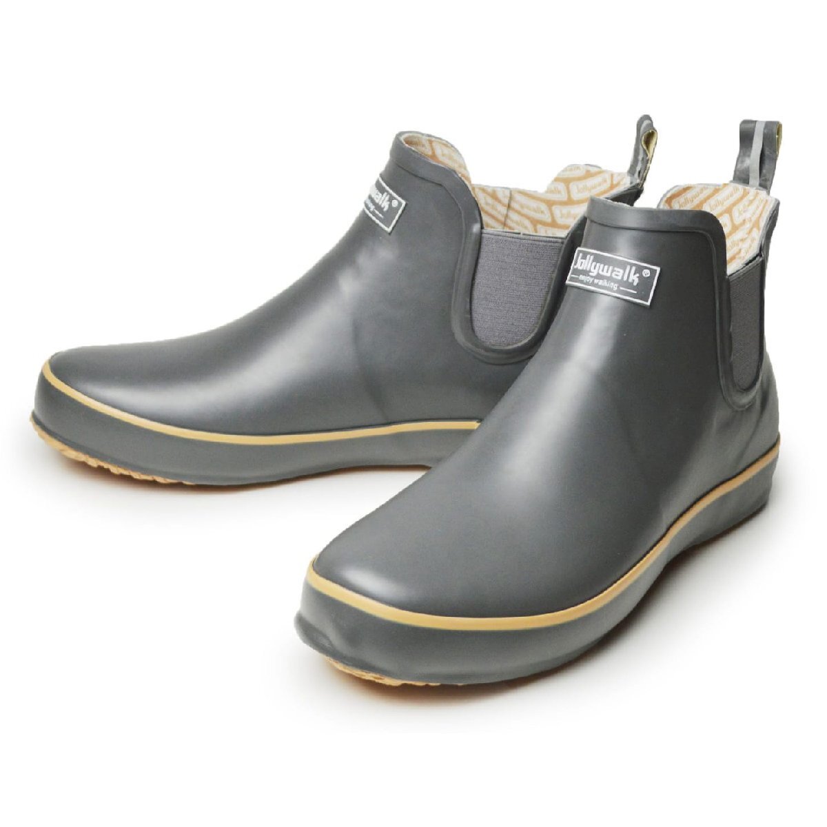 新品■25cm レインシューズ メンズ レインブーツ 防水 サイドゴア スポーティ 防滑 ショートブーツ 長靴 雨 アウトドア【エコ配送】拍卖